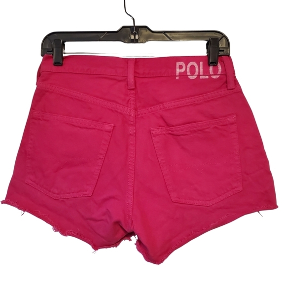 Polo by Ralph Lauren Pink Jean Shorts - Picture 1 of 4